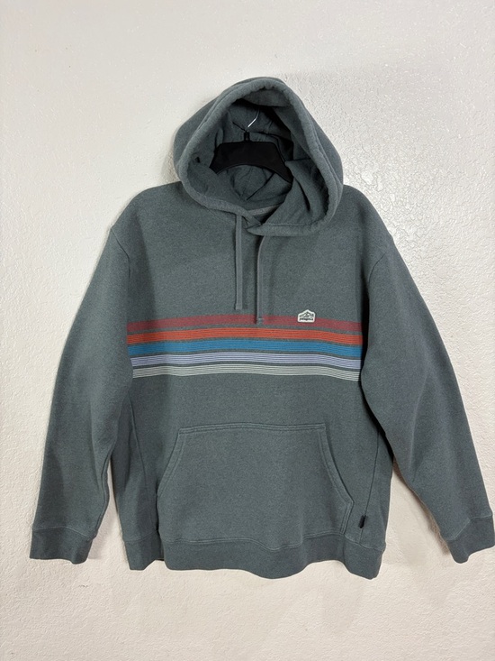 Patagonia Other - Patagonia,Size,XL,Men's Gray Hooded Sweatshirt with Multicolor Stripe